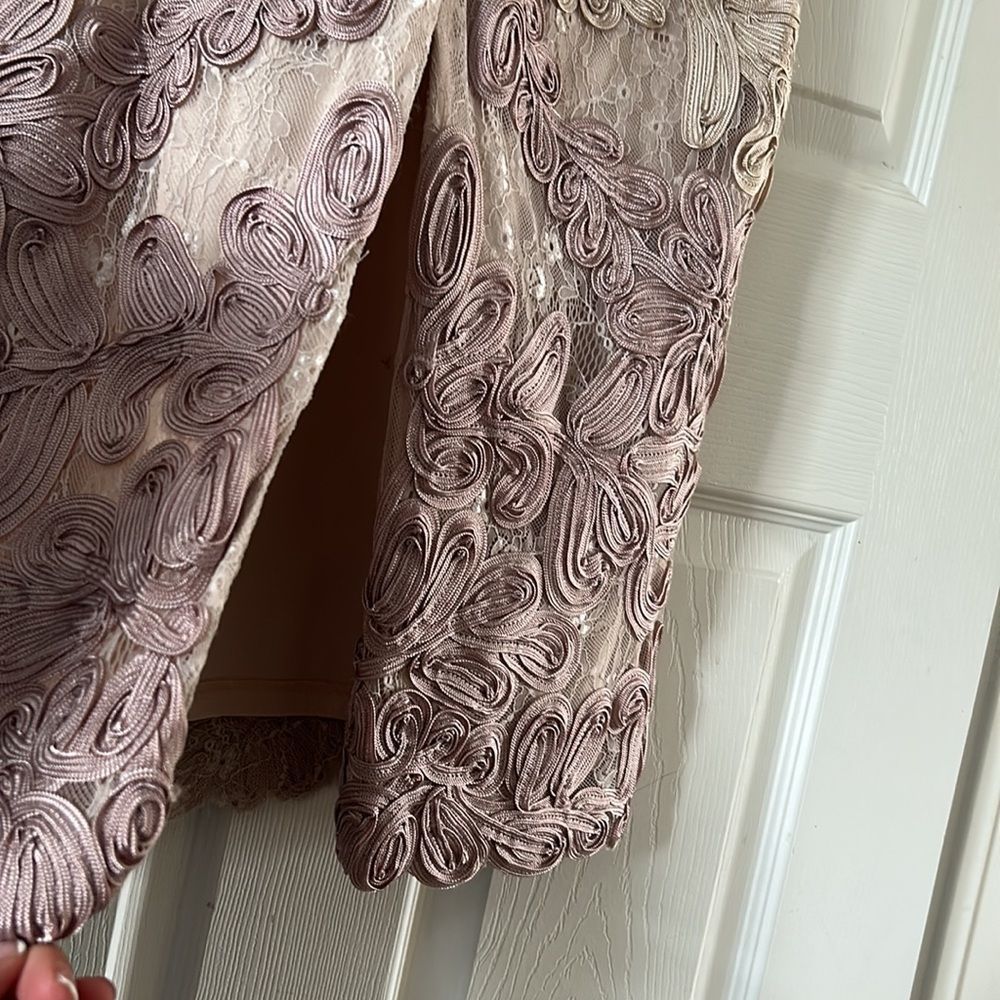 JS Collections Lavender Lace Dress - Picture 12 of 13